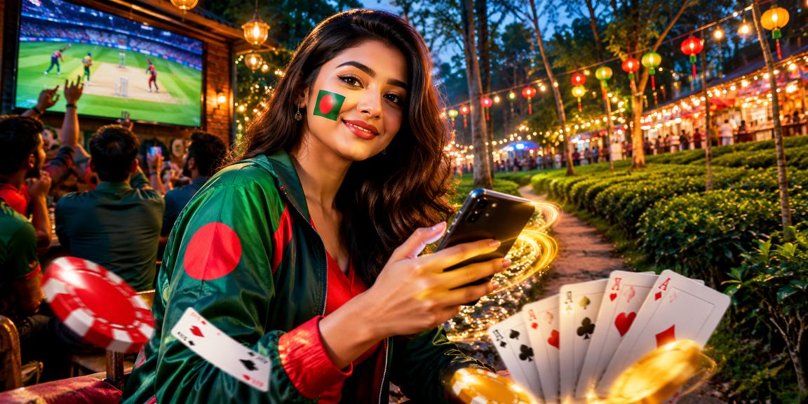 রংপুরের চা বাগানে ক্রিকেট বেটিং উপভোগ
